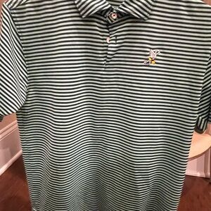 Striped Green Polo Shirt